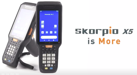 重磅來襲|Skorpio X5移動終端 - 增強可追溯性，提高生產力！